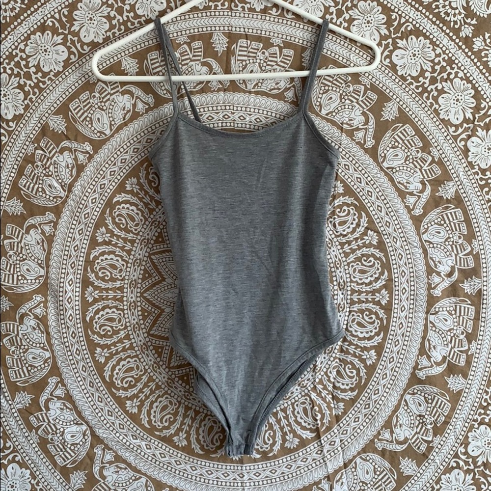 Grey bodysuit